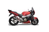 Komplette Abgasanlage aus Edelstahl, Schalldämpfer 200 mm, Honda CBR900RR Fireblade 1992 1999