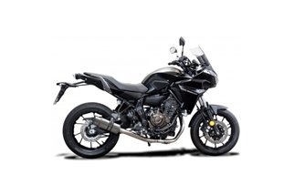 Komplette Abgasanlage aus Edelstahl, 200 mm, Yamaha MT-09 2015 2020