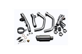 Full exhaust system stainless steel muffler 200mm yamaha tracer 900 2015 2020