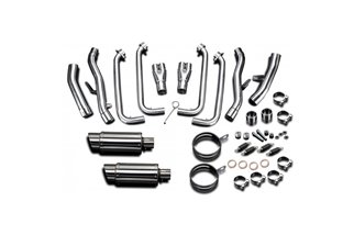 Full exhaust system 200mm stainless steel honda vfr800 f 2014 2019