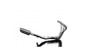 Complete exhaust system stainless steel muffler 200mm honda vfr800 x crossrunner 2011 2014