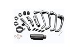 Complete exhaust system stainless steel muffler 200mm honda vfr800 x crossrunner 2011 2014