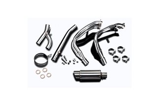 200mm full round stainless steel muffler complete exhaust system suzuki gsx-r1000 2012 2016