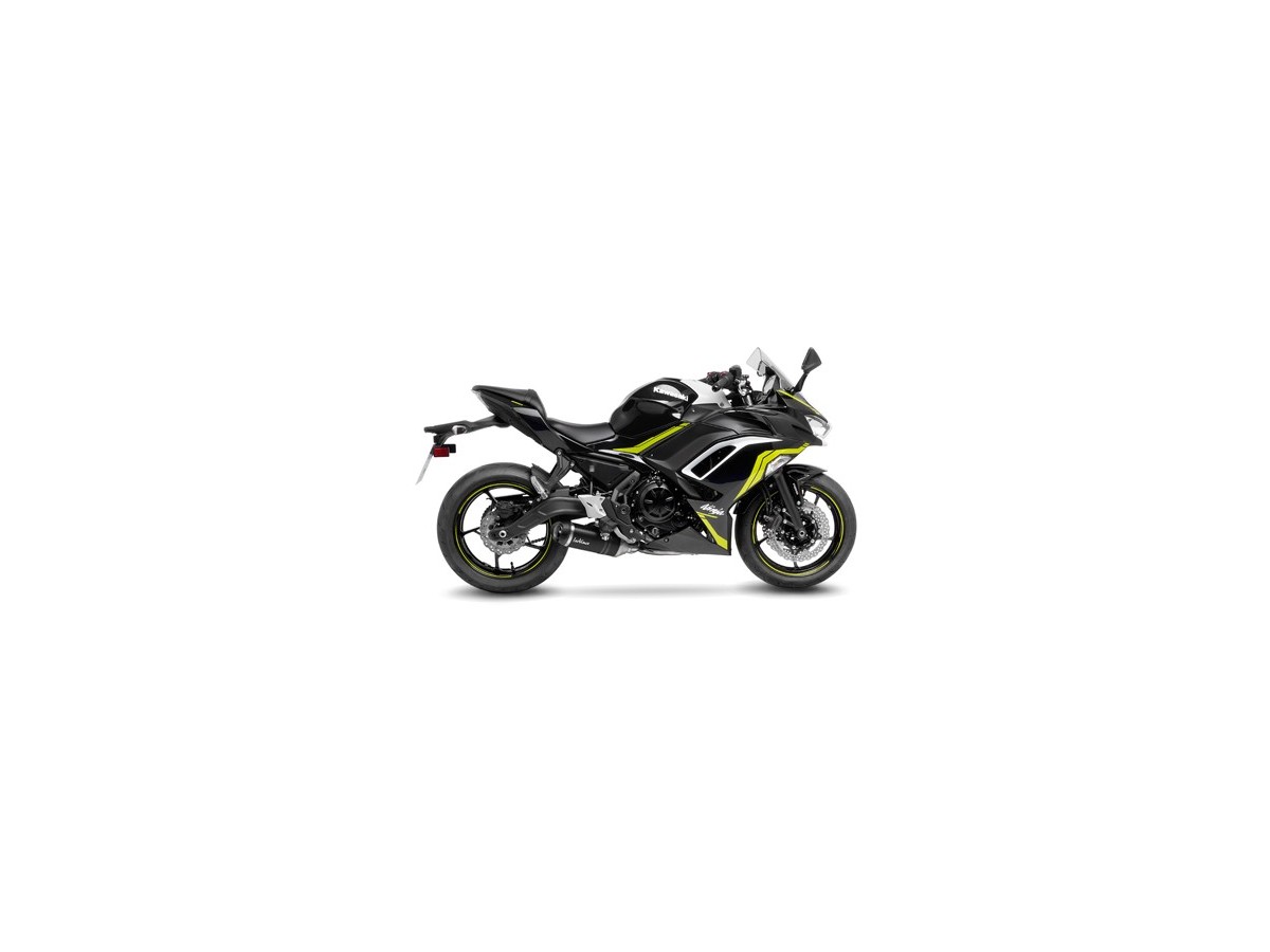 Full System Exhaust Leovince Lv One Evo Carbon Fiber Kawasaki Ninja 650 2021 - 2023