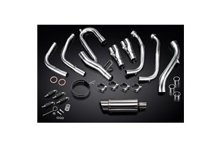 Sistema di scarico completo per Honda Vfr1200X 12-19 Decat Full 4-1 Silenziatore tondo inox 200 mm