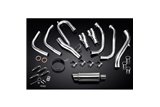 Sistema di scarico completo per Honda Vfr1200X 12-19 Decat Full 4-1 Silenziatore tondo inox 200 mm