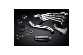 Système d'échappement complet pour Honda Cbr650F Cb650F 14-18, silencieux rond en acier inoxydable de 200mm