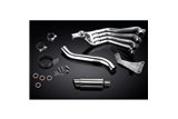 Sistema di scarico completo per Honda Cbr650F Cb650F 14-18 200mm Stainless Tondo Silenziatore