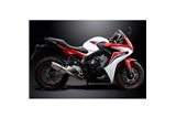 Système d'échappement complet pour Honda Cbr650F Cb650F 14-18, silencieux rond en acier inoxydable de 200mm