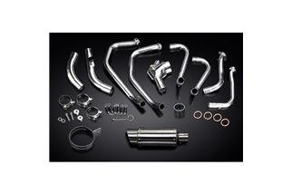 Complete exhaust system for Honda Vfr800X Crossrunner 11-14 Round stainless steel silencer 200 mm