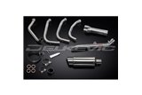 Sistema di scarico completo per Honda Cb1100Sf X11 1999-02 Full 4-1 200mm Stainless Tondo Silenziatore