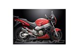 Sistema di scarico completo per Honda Cb1100Sf X11 1999-02 Full 4-1 200mm Stainless Tondo Silenziatore