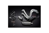 Sistema di scarico completo per Kawasaki Z650 17-22 Silenziatore tondo in carbonio da 200 mm