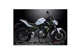 Sistema di scarico completo per Kawasaki Z650 17-22 Silenziatore tondo in carbonio da 200 mm