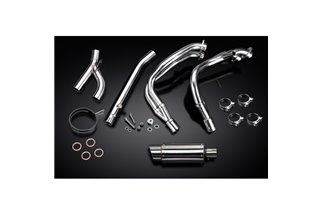 Full Exhaust System for Suzuki Gsx1300R Hayabusa 99-07 Decat Full 4-1 200mm Stainless Round