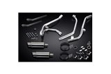 Sistema di scarico completo per Suzuki Sv650 98-02 2-2 silenziatori rotondi in acciaio da 200 mm