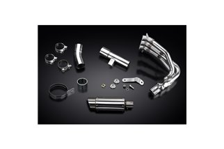 Complete exhaust system for Triumph Street Triple 675 13-16 Decat Full 3-1 200mm Round Silencer