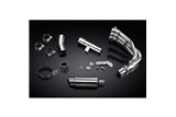 Complete exhaust system for Triumph Street Triple 675 13-16 Decat Full 3-1 200mm Round Silencer