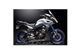 Komplette Abgasanlage für Yamaha Tracer 900 2015-20. Runder Edelstahl-Schalldämpfer 200 mm