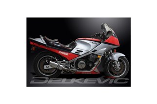 Sistema di scarico completo per Yamaha Fj1100 1984-1985 Silenziatori rotondi in acciaio da 200 mm