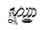 Sistema di scarico completo 225mm ovale in carbonio honda CBR1100XX Blackbird