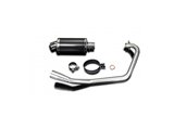 Sistema di scarico completo 225 mm ovale in carbonio per tutti gli anni yamaha yzf600r thundercat 1996 2007