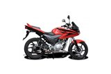 Système d'échappement complet en carbone ovale de 225 mm pour toutes les années Yamaha Yzf600r Thundercat 1996 2007