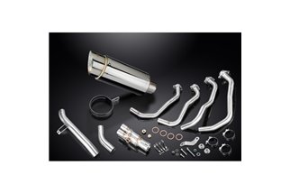 Sistema di scarico completo per Kawasaki Z900 20-21 Silenziatore tondo inossidabile da 200 mm