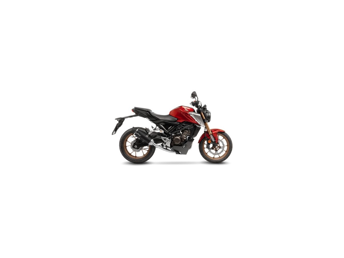 Système Complet D'Échappement Leovince Lv One Evo Black Edition Honda Cb 125 R Neo Sports Café 2021 - 2023