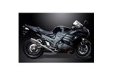 Système d'échappement complet pour silencieux ronds en acier Kawasaki Zzr1400 12-20 4-2 200 mm