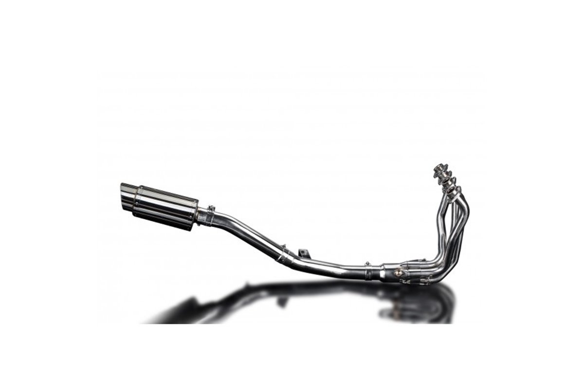 Complete exhaust system for Kawasaki Versys 1000 10-14 Full 4-1 Round stainless steel silencer 200 mm