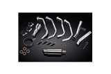 Complete exhaust system for Kawasaki Versys 1000 10-14 Full 4-1 Round stainless steel silencer 200 mm