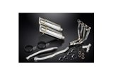 Complete Exhaust System for Kawasaki Zzr1400 06-07 4-2 200mm Round Steel Mufflers