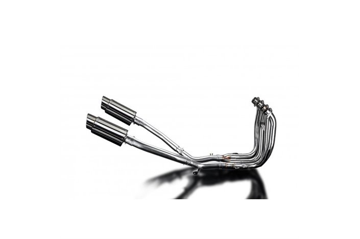 Full Exhaust System for Suzuki Gsx1300R Hayabusa 08-20 4-2 200mm Steel Round Muffler