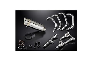 Full Exhaust System for Suzuki Gsx1400 2006-2007 4-1 200mm Round Stainless Muffler Can