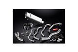 Sistema di scarico completo per Kawasaki Zzr600 D/E Zzr400 K/N 90-09 4-1 Silenziatore rotondo inossidabile da 200 mm