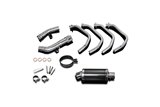 Complete exhaust system 225 mm carbon silencers. kawasaki zzr400 1990 2009