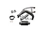 Complete exhaust system 225mm oval in carbon honda st1300 pan european 2002 2017