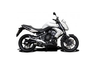 Komplette Abgasanlage 225 mm Carbon ovaler Schalldämpfer Honda CB600F Hornet 1998 2002