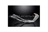 Full Exhaust System for Xjr1300 2004-2006 / Ds70 Oval 225mm (9 Inch) Carbon Fiber Muffler 4-2