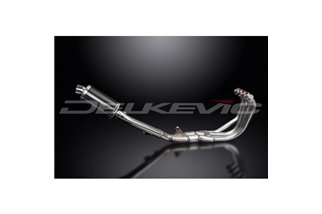 Full Exhaust System for Honda Cbr600 Fv Fw F3 V-W 1997-1998 4-1 225Mm Oval Carbon Silencer