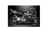 Full Exhaust System for Honda Cbr600 Fv Fw F3 V-W 1997-1998 4-1 225Mm Oval Carbon Silencer