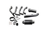 Komplette Abgasanlage 225 mm Carbon ovaler Schalldämpfer Honda CBR900RR Fireblade 1992 1999