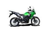 Komplette Abgasanlage 225 mm ovaler Carbon-Schalldämpfer Honda VFR1200X Crosstourer 2012 2019