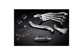 Komplette Abgasanlage für Honda Cbr650F Cb650F 14-18, 225 mm ovaler Carbon-Schalldämpfer