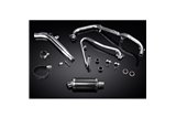 Full Exhaust System for Honda Xl125V Varadero 225mm Oval Carbon Muffler