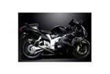 Système d'échappement complet pour Suzuki Gsx1300R Hayabusa 99-07 Decat 4-2 225 mm ovale en carbone