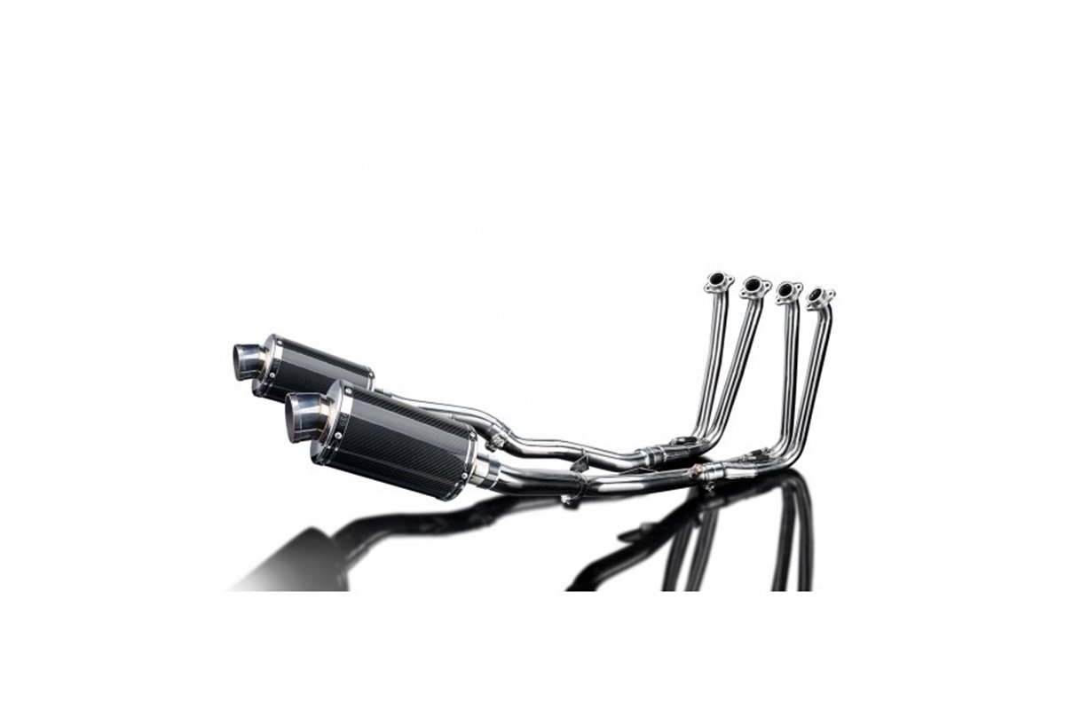 Full Exhaust System for Yamaha Fjr1300 2006-2023 225mm Oval Carbon Mufflers