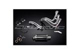 Sistema di scarico completo per Yamaha Xsr900 16-20 225mm Carbon Ovale Silenziatore