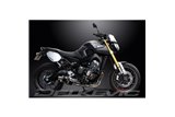 Komplette Abgasanlage für Yamaha Mt09 Sport Tracker 2014–2020, 225 mm ovaler Carbon-Schalldämpfer